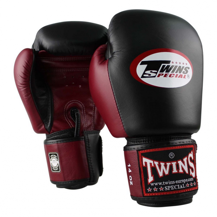 Боксови Ръкавици - Twins - BGVL 3 - Black/Wine Red